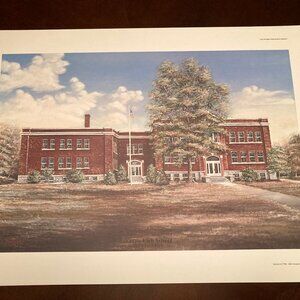 Berea High School KY 1929-1969 Print by Paul Barker